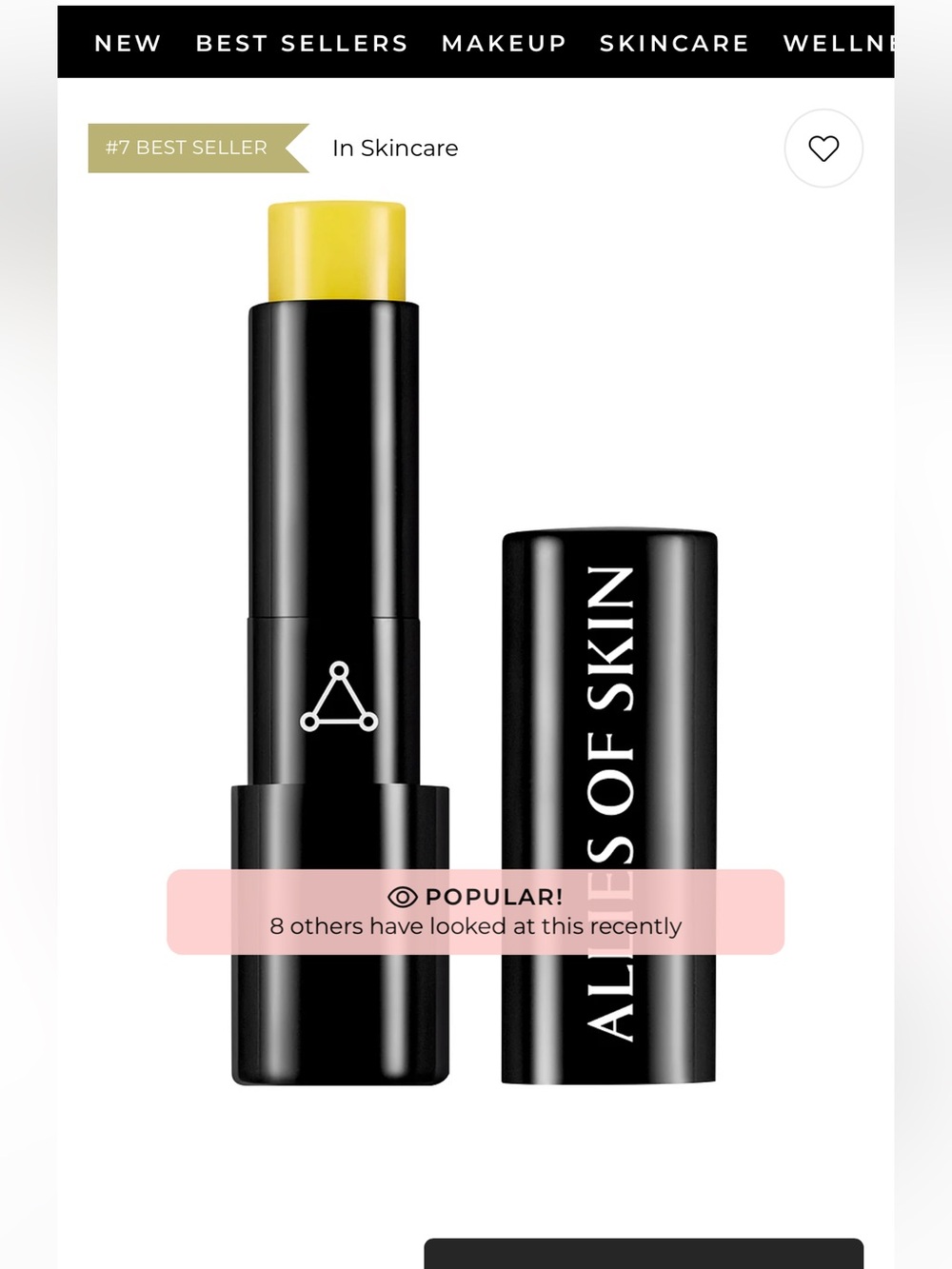 ALLIES OF SKIN Peptide & Ceramide Repair Lip Balm NEW IN BOX